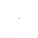 red crosshair