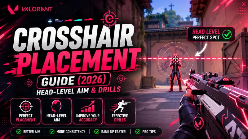 Valorant Crosshair Placement Guide (2026): Head-Level Aim & Drills