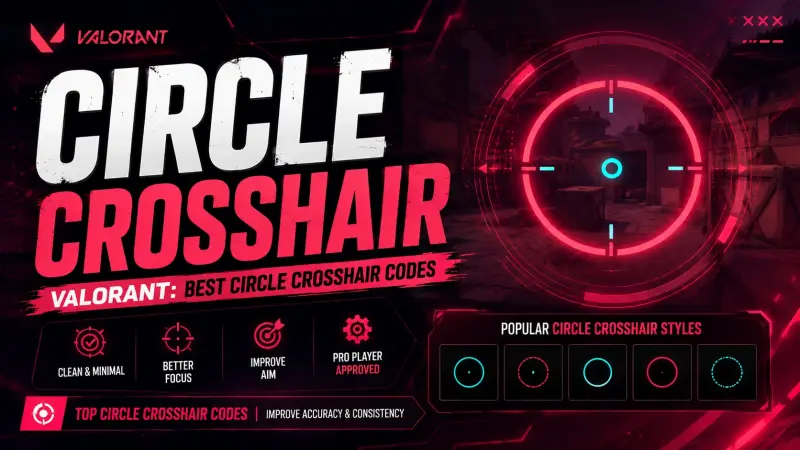 Circle Crosshair Valorant: Best Circle Crosshair Codes