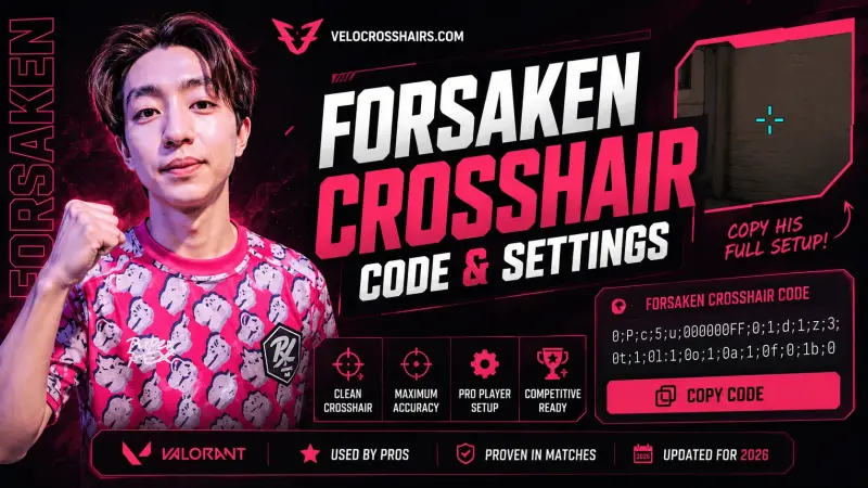 Forsaken Crosshair Code & Settings